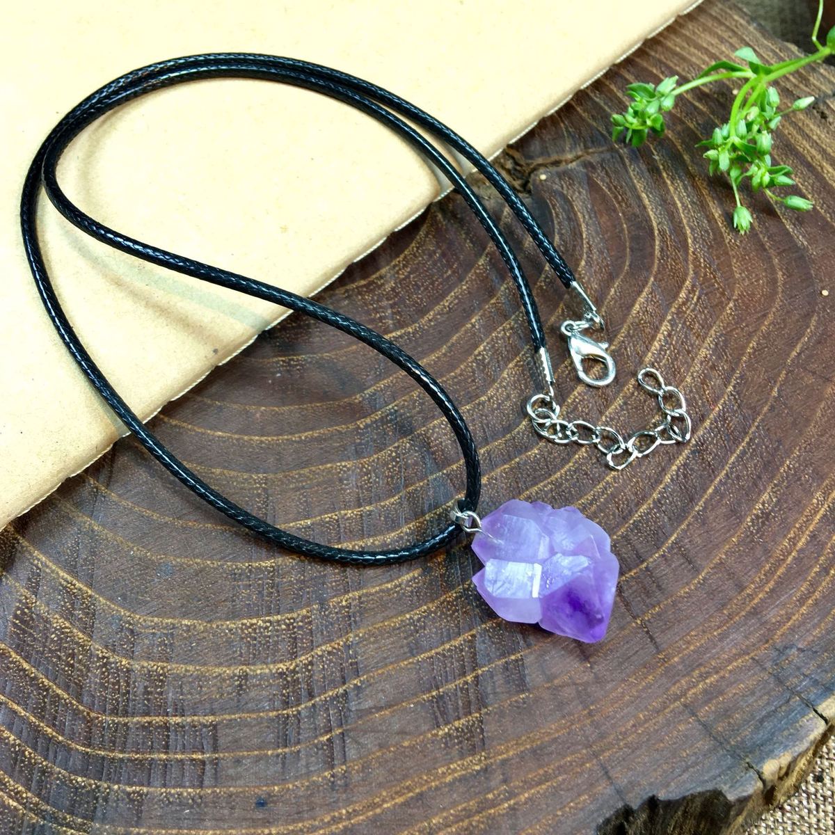 Amethyst & Brave Necklace