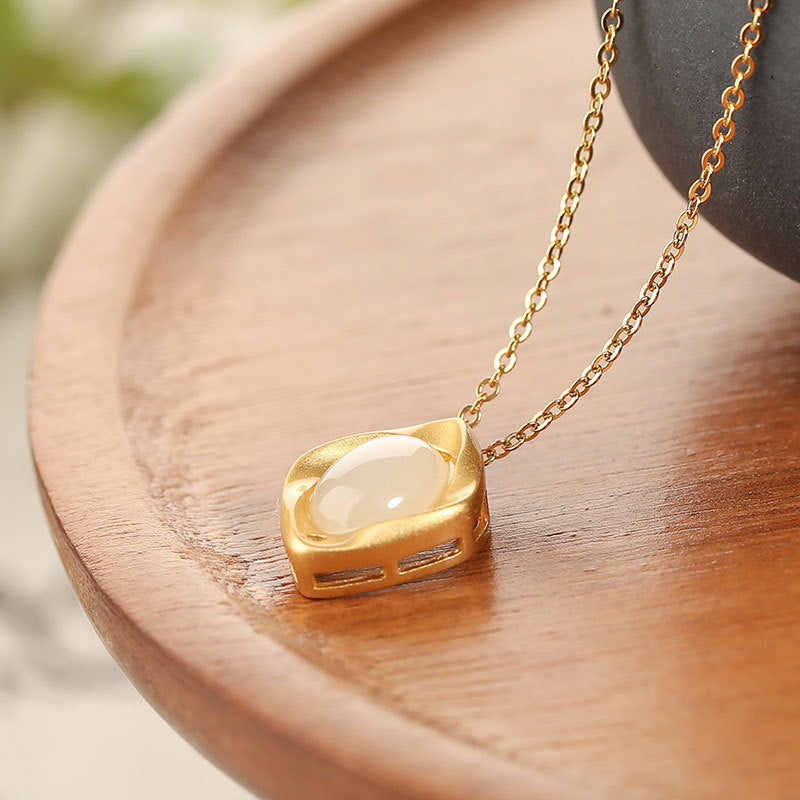 Parallel Space • Agate Necklace