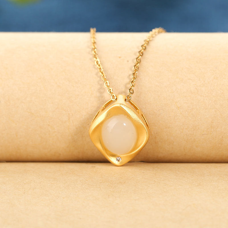 Parallel Space • Agate Necklace