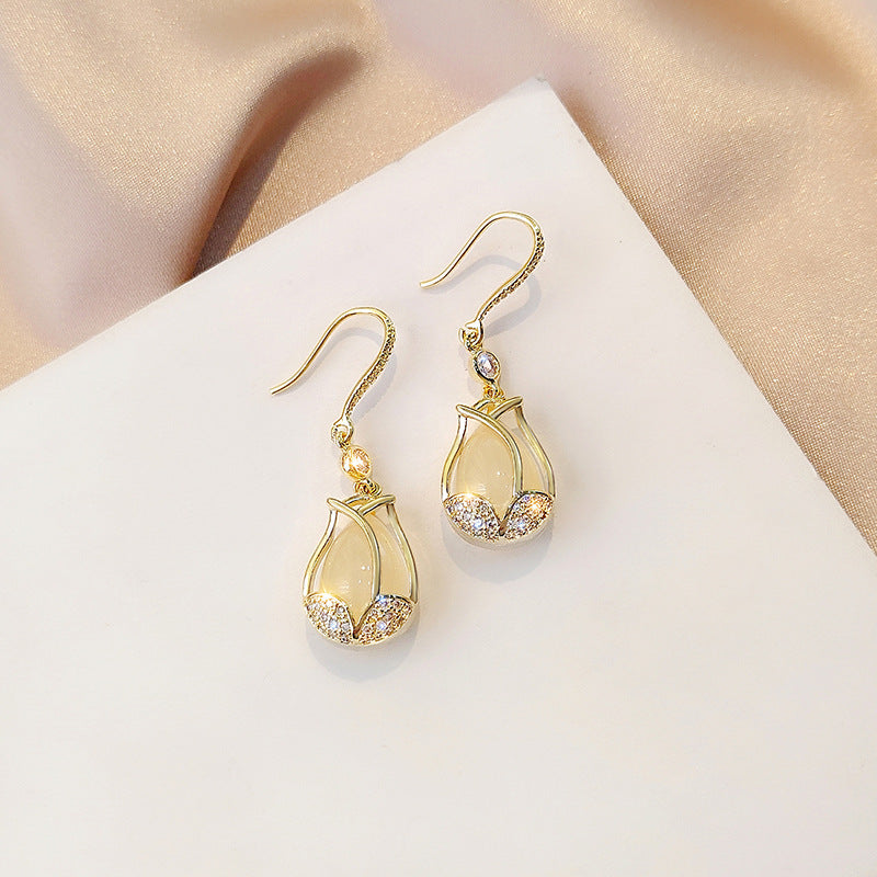 Tulip Opal Earrings