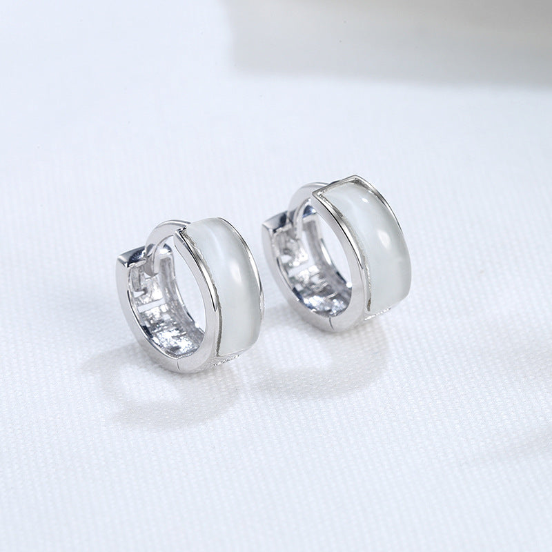 Hoop • Agate earrings