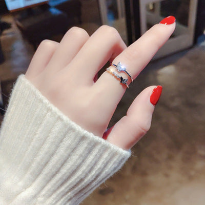 Hollow Butterfly Ring