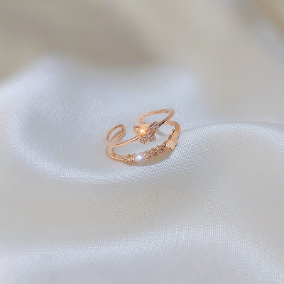 Hollow Butterfly Ring