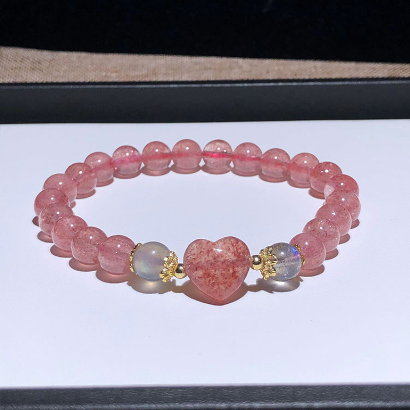 Vitality • Strawberry Crystal Bracelet