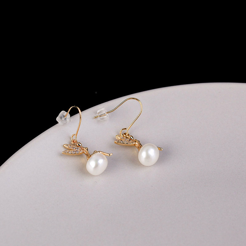 Little Elf • pearl earrings