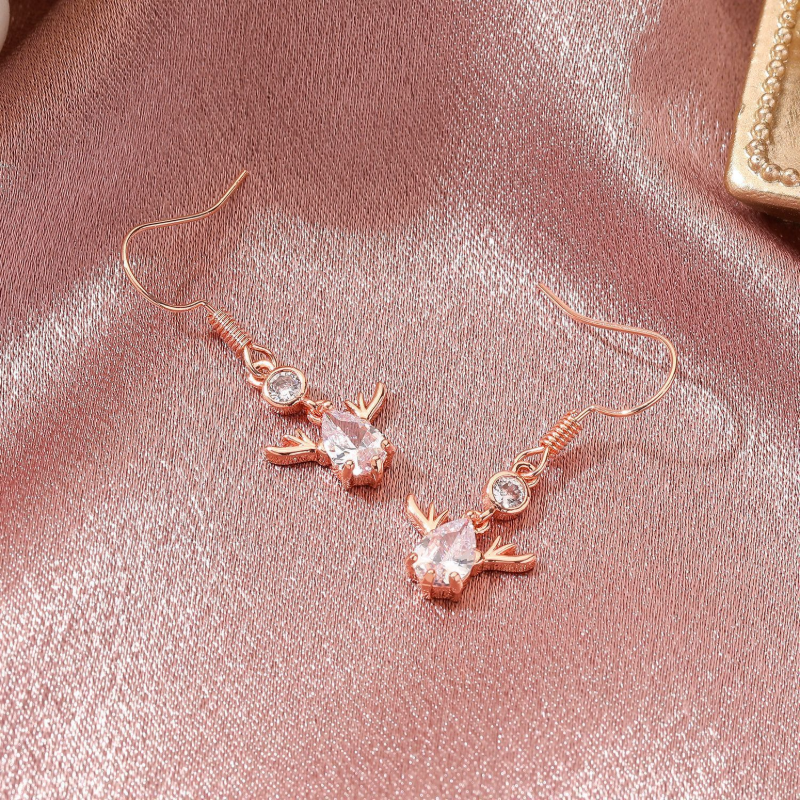 Crystal Fawn Earrings