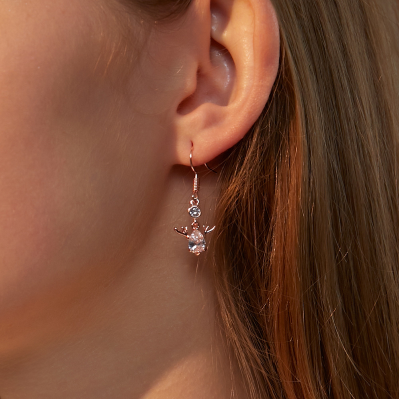 Crystal Fawn Earrings