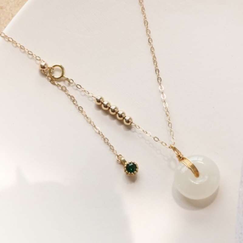 Peace • Jade Agate Necklace