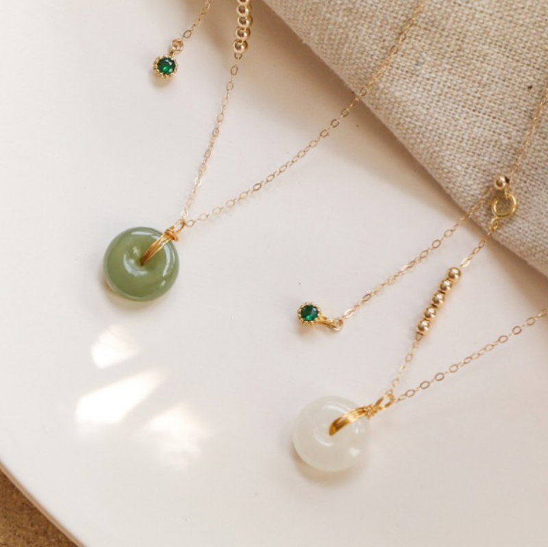 Peace • Jade Agate Necklace