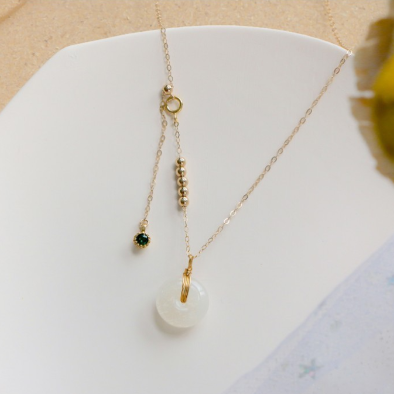 Peace • Jade Agate Necklace