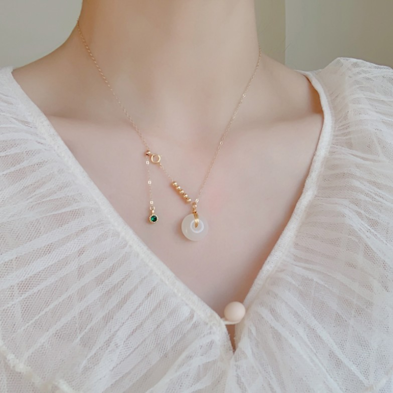Peace • Jade Agate Necklace