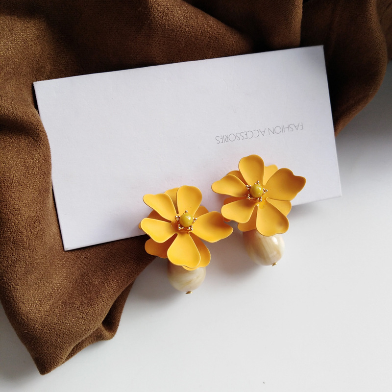 Petals • Opal earrings