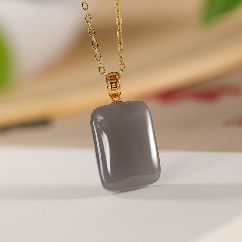 Smoked Purple • Agate Necklace