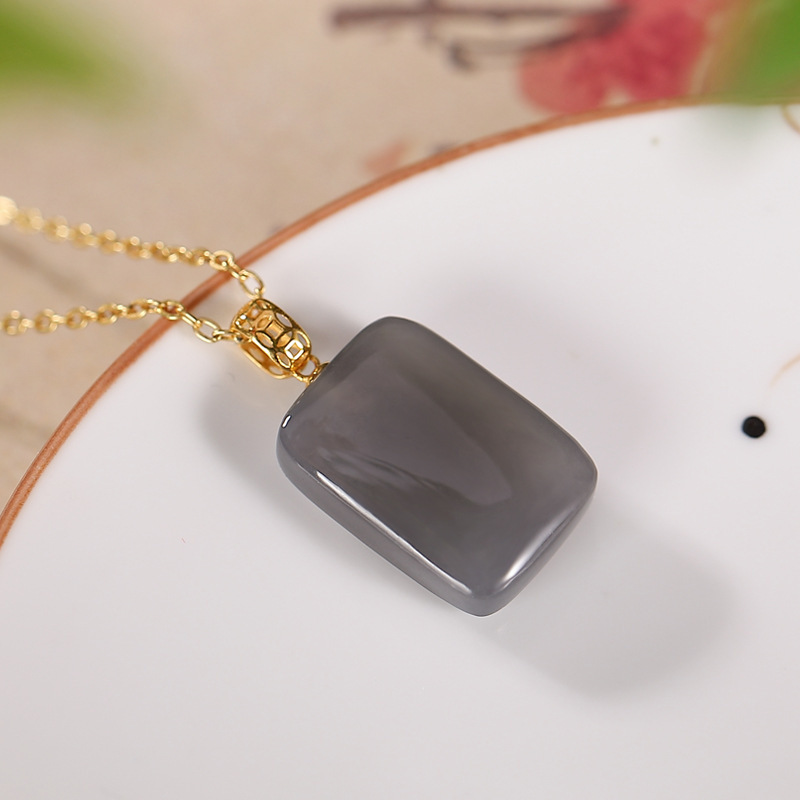 Smoked Purple • Agate Necklace