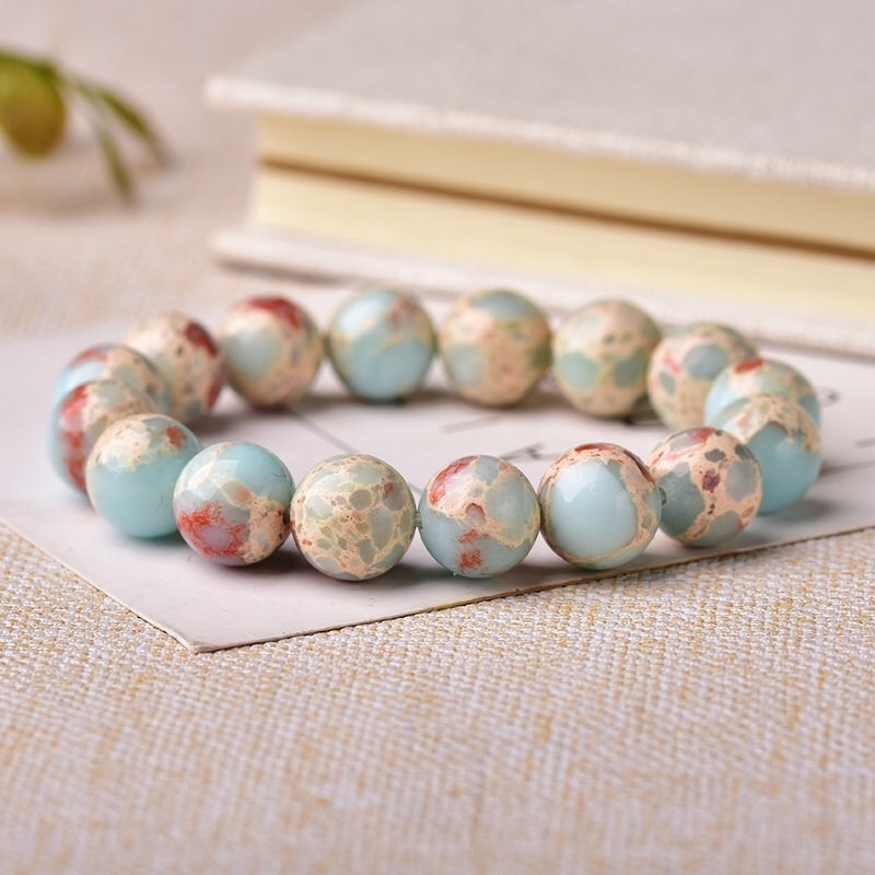 Snake Skin Stone • Agate Bracelet