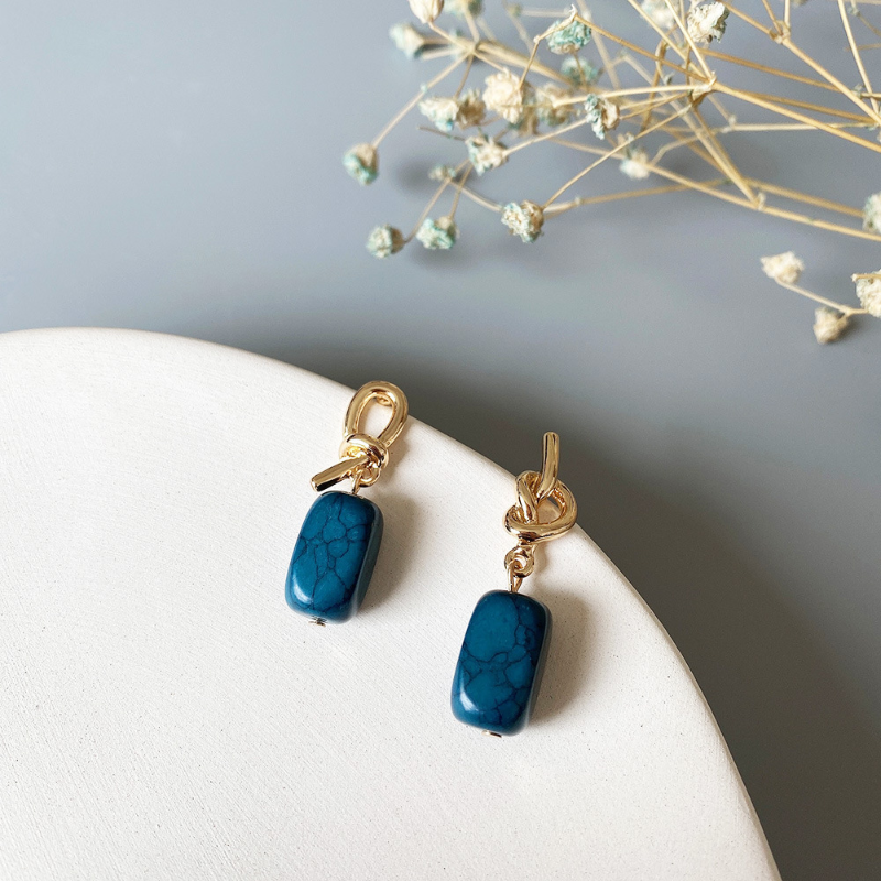 Asymmetrical • Turquoise earrings