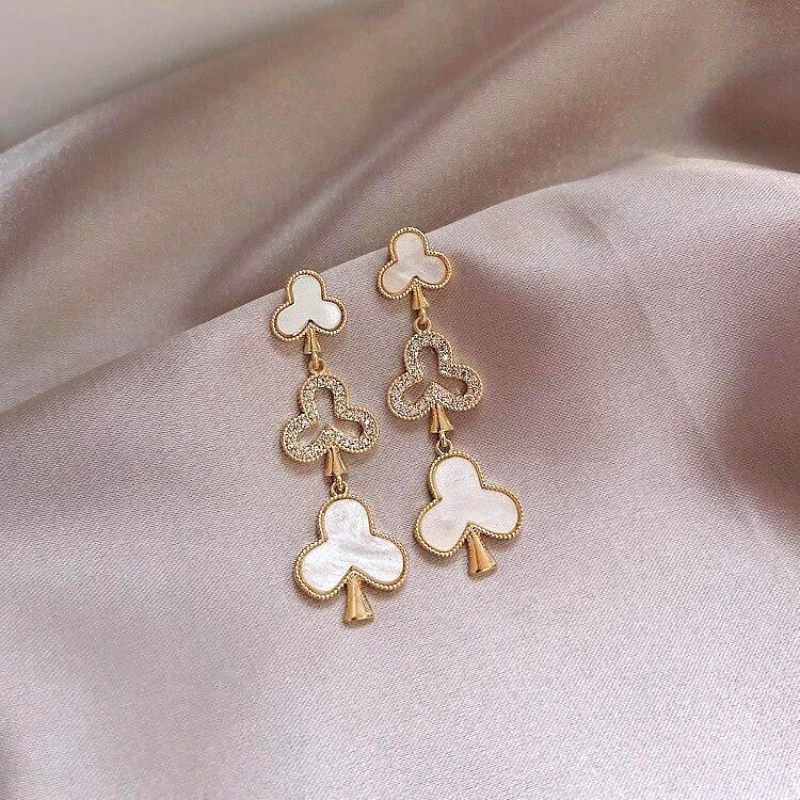 Crystal Club Suit Earrings