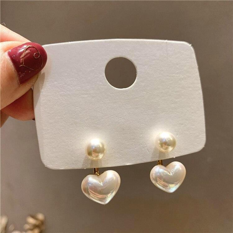 Elegant Pearl & Crystal Earrings
