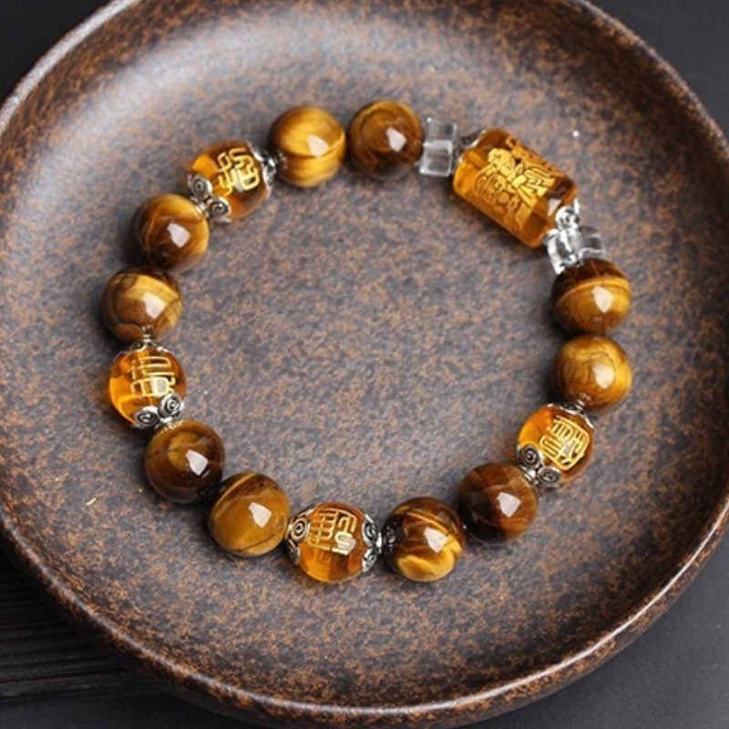 Fortune • Tiger Eye & Citrine Bracelet