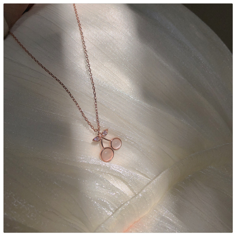 Cherry • Opal necklace