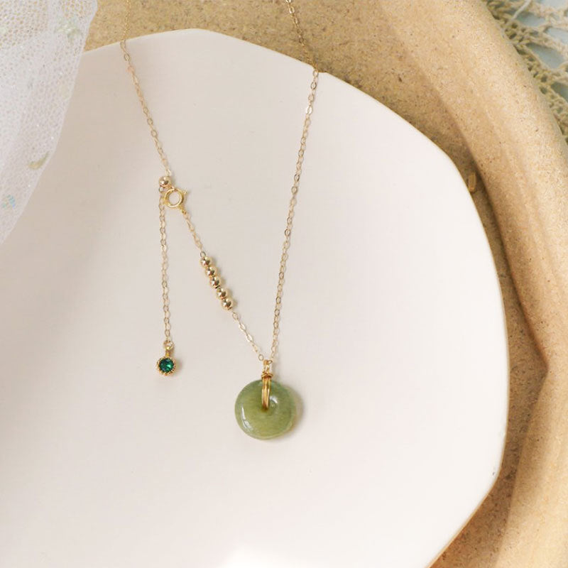 Peace • Jade Agate Necklace