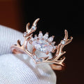 Crystal Elk Ring