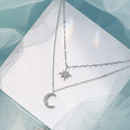 Crescent Moon & Star Necklace