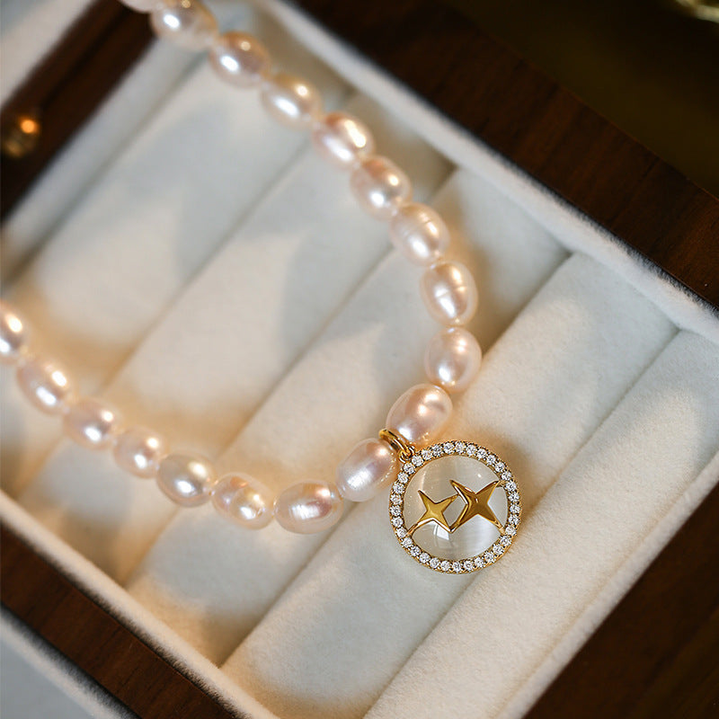 Stars • Pearl & Opal Necklaces