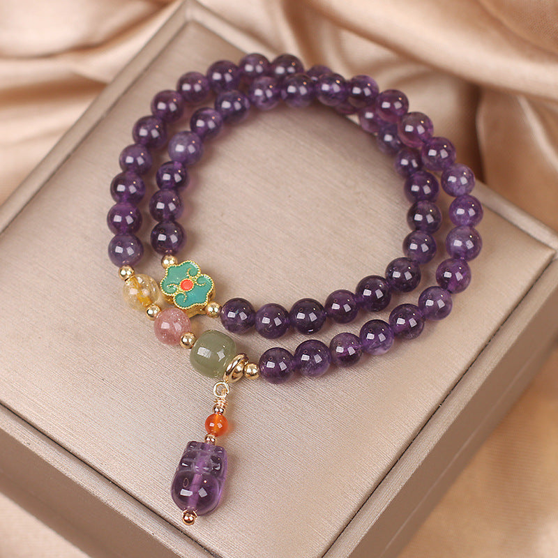 PiYao • Duo Amethyst Bracelet