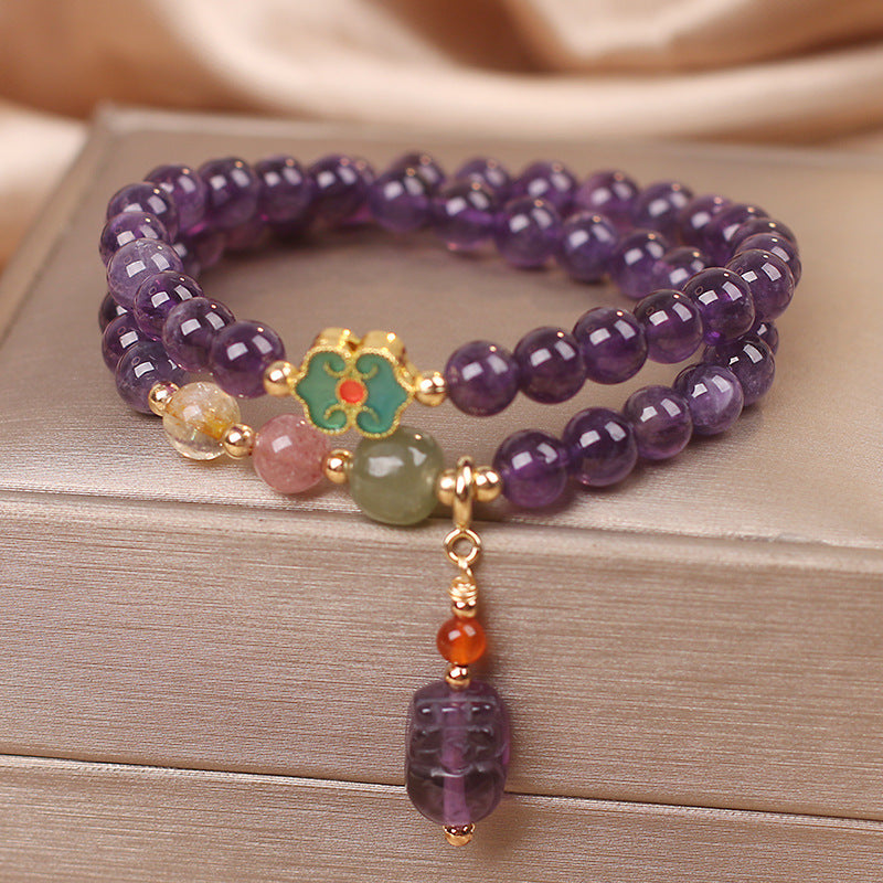 PiYao • Duo Amethyst Bracelet