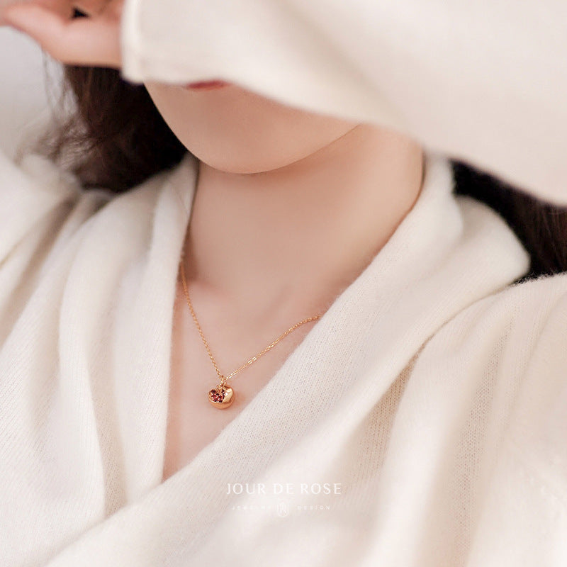 Charm •  pomegranate necklace