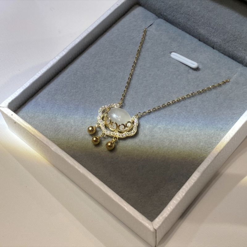 Lucky Lock • Opal Necklace