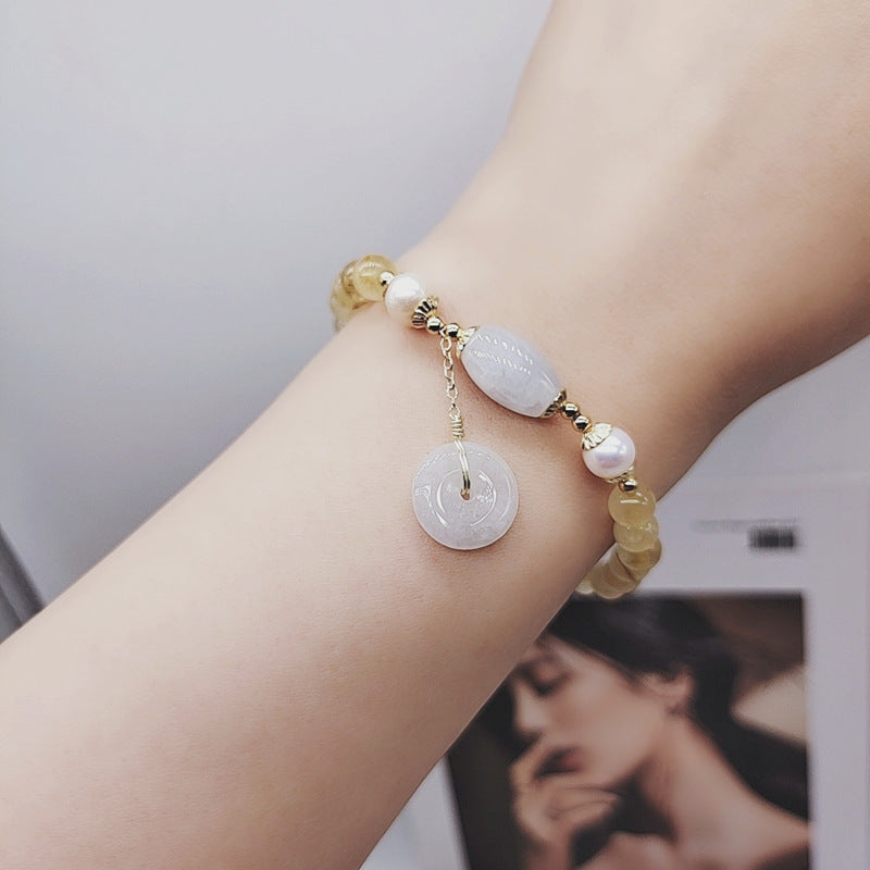 Fortune • Lucky Buckle Crystal Agate Bracelet