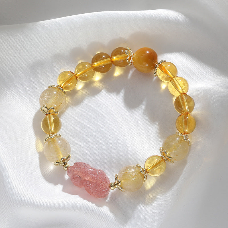 Financial Assistant • PiYao Citrine & Agate bracelet
