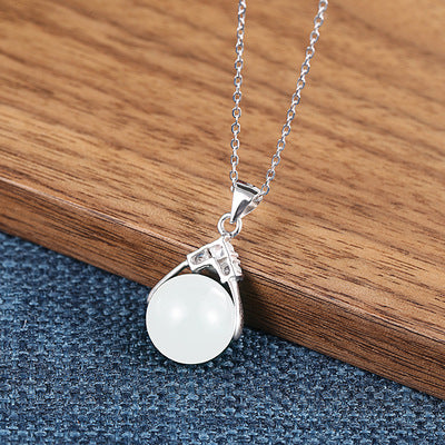 Jasper and Agate Round Bead Necklace