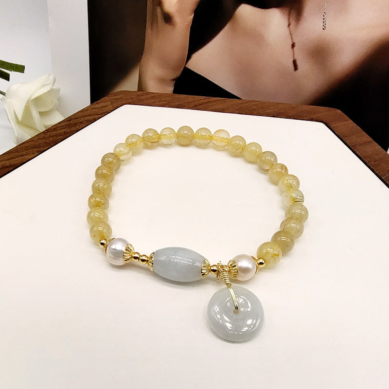 Fortune • Lucky Buckle Crystal Agate Bracelet