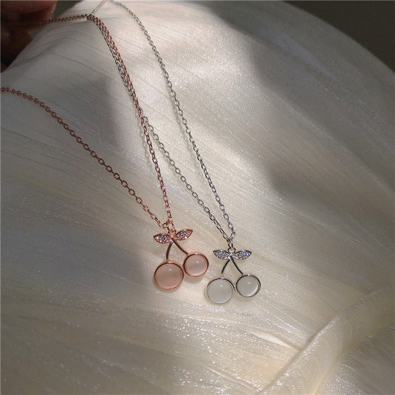Cherry • Opal necklace