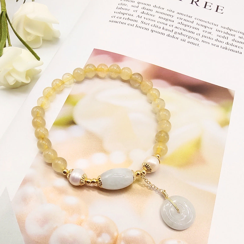 Fortune • Lucky Buckle Crystal Agate Bracelet