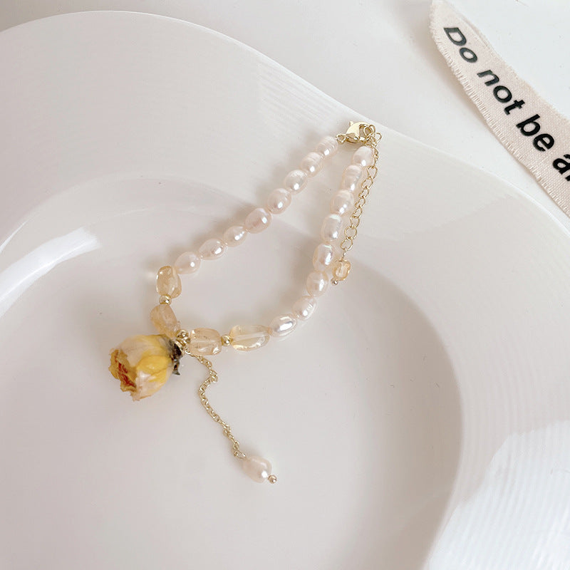 Flowers • Freshwater Pearl Bracelet