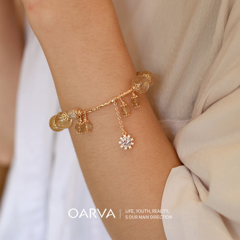 Sunshine • Natural Titanium Bracelet