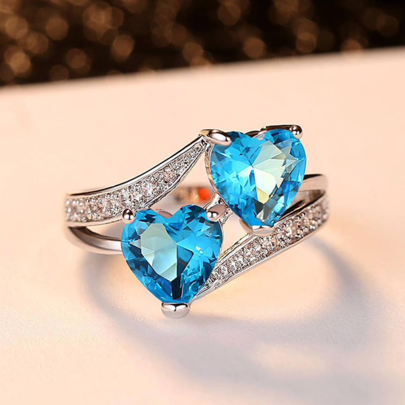 ‘Two Hearts Become One’ Ring