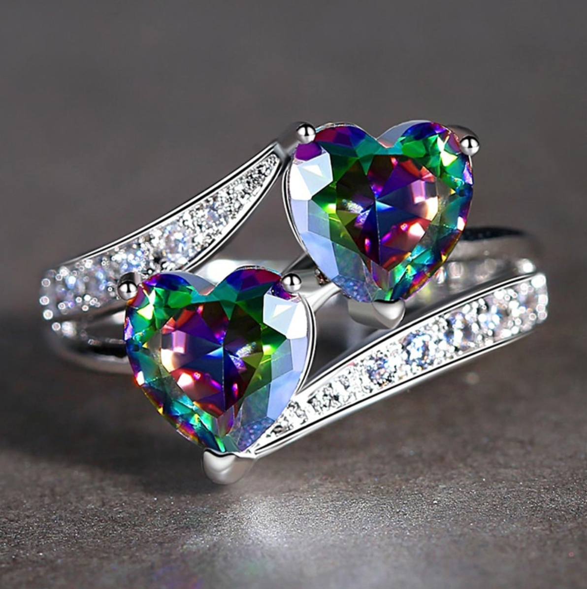 ‘Two Hearts Become One’ Ring