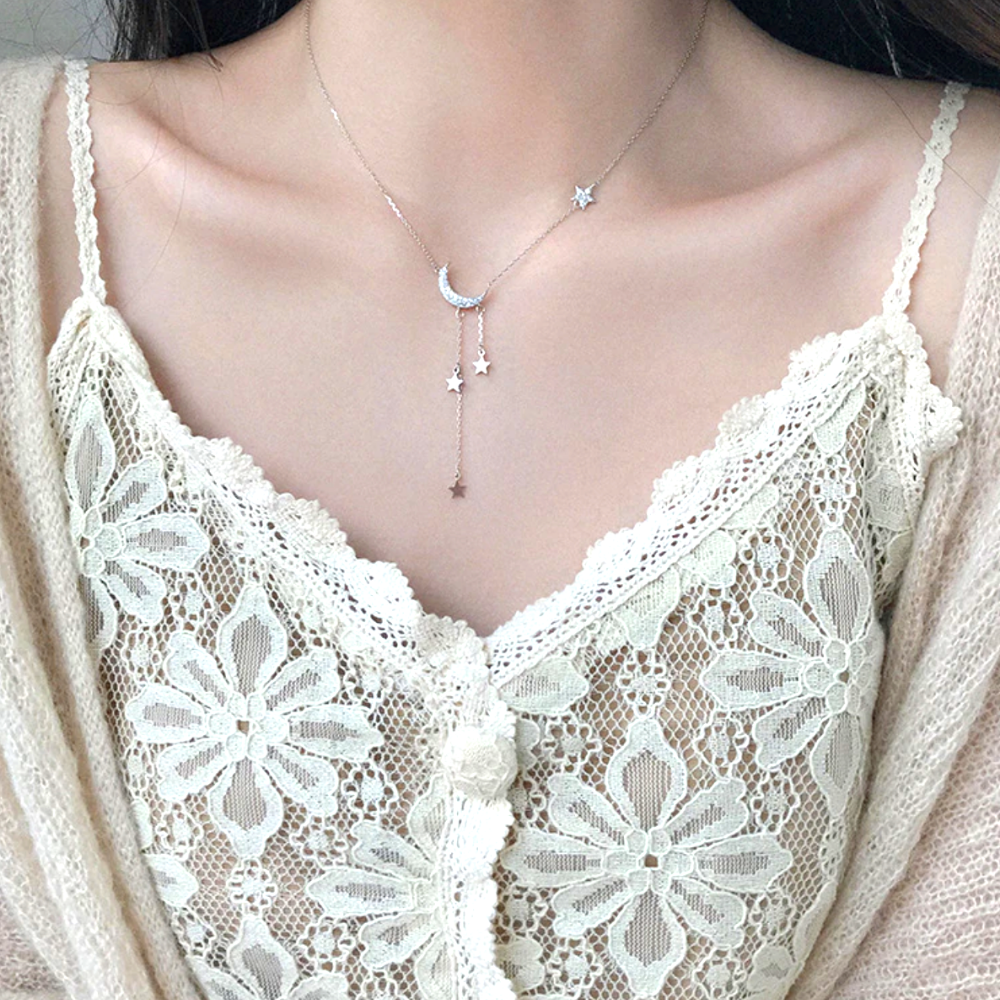 Moon & Star Necklace