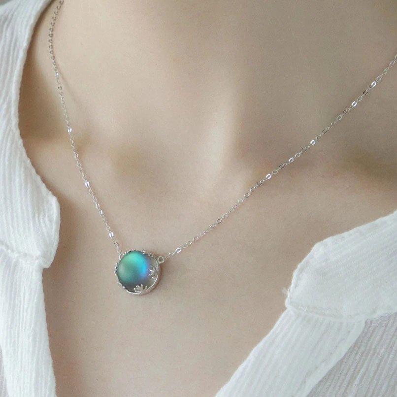Aurora Light Gemstone Necklace